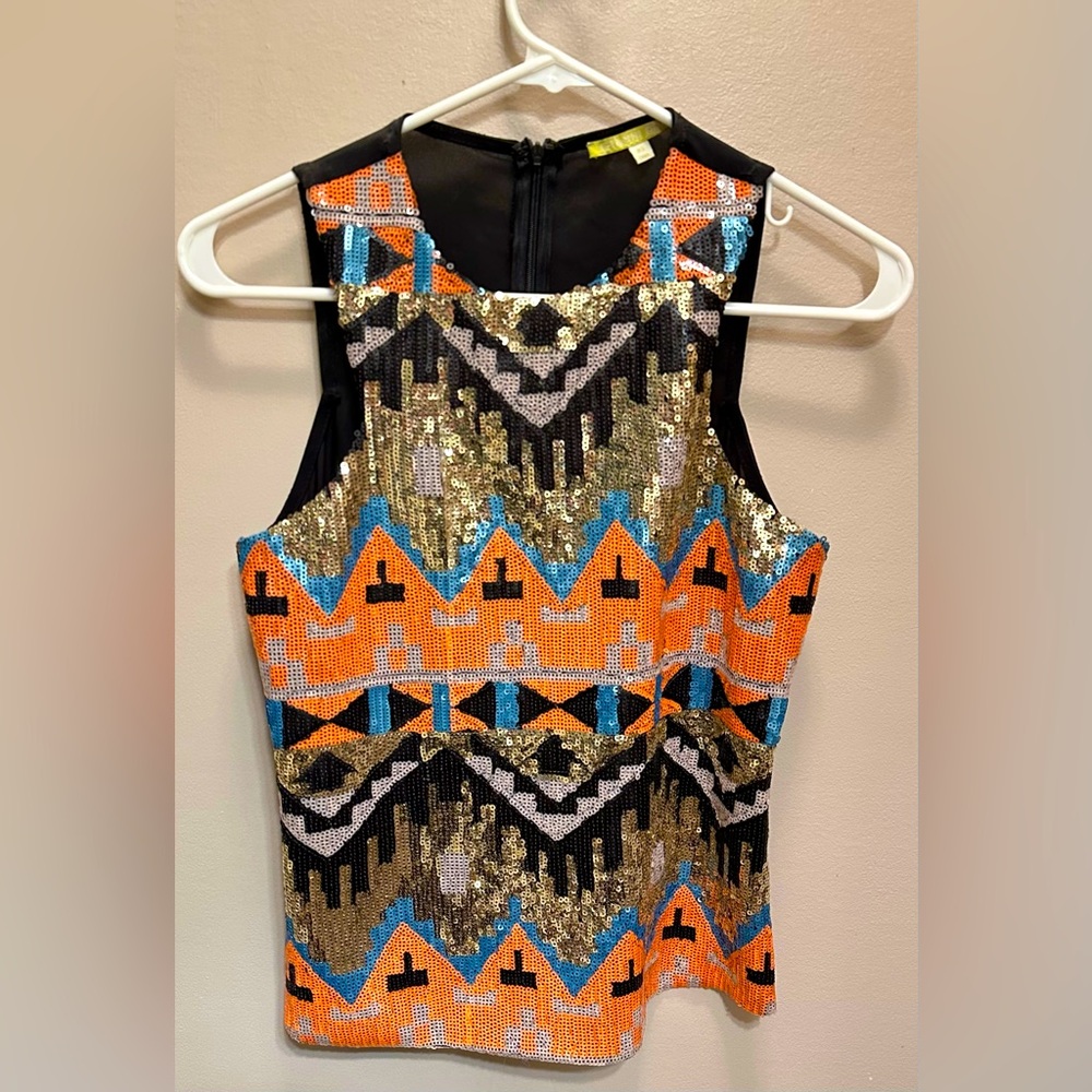 Gianni Bini Sequin Top